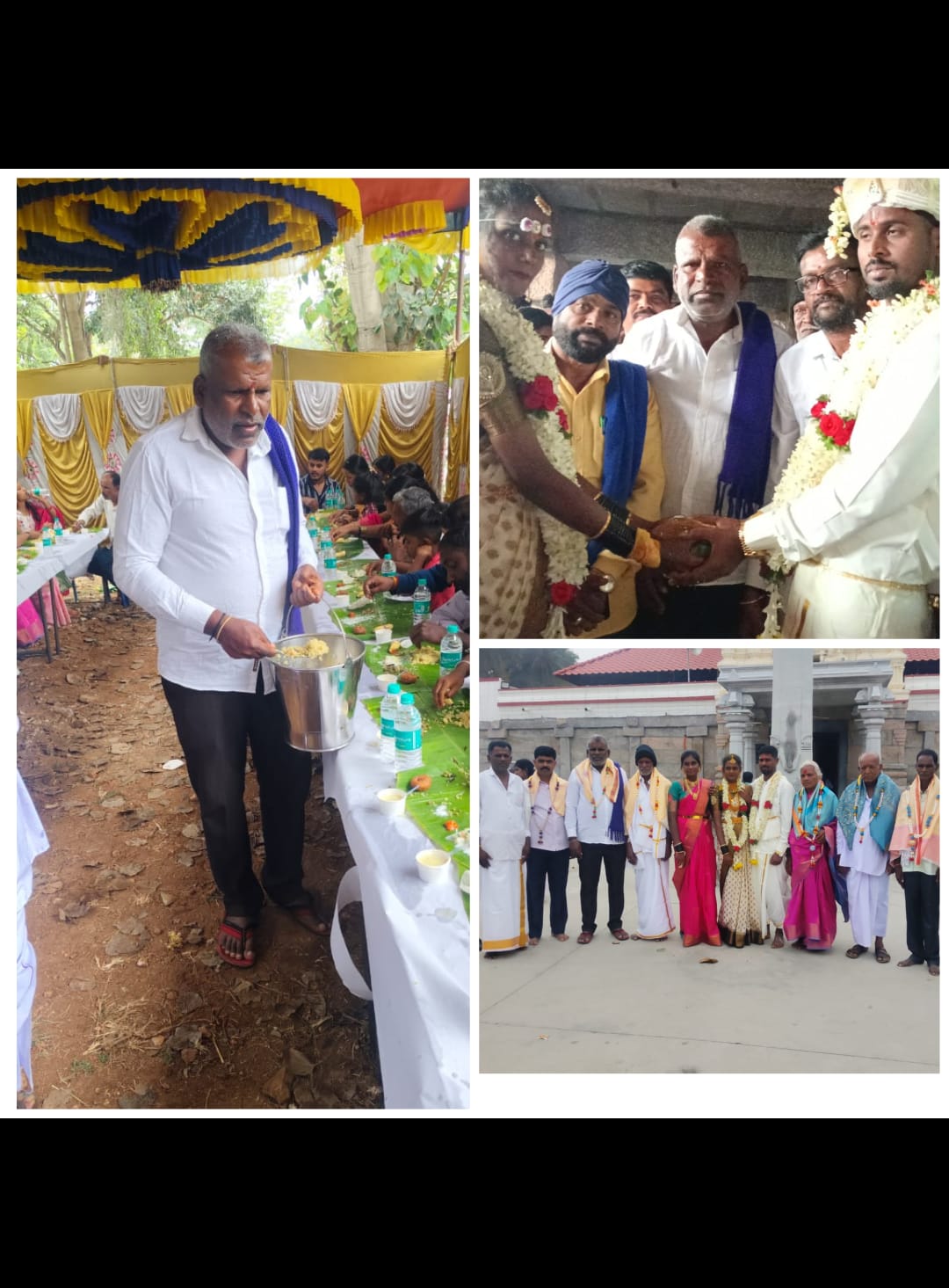 ಅಲೆಮಾರಿ ಕುಟುಂಬದ ಮದುವೆಗೆ ಸಹಾಯ ನೀಡಿದ ಡಿ.ಸಿ.ಪಿ.ಸುಂದರ್ ರಾಜ್